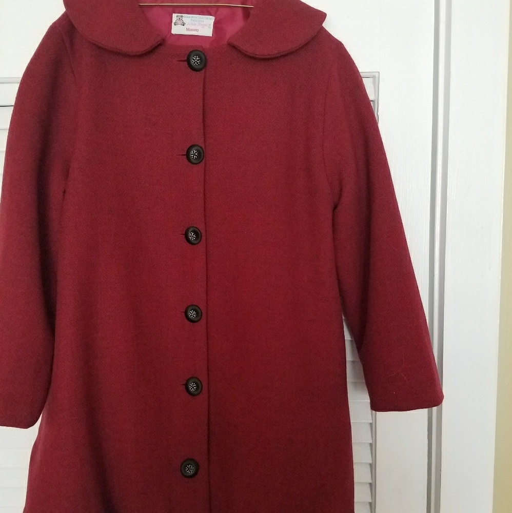 Girls Vintage wool coat